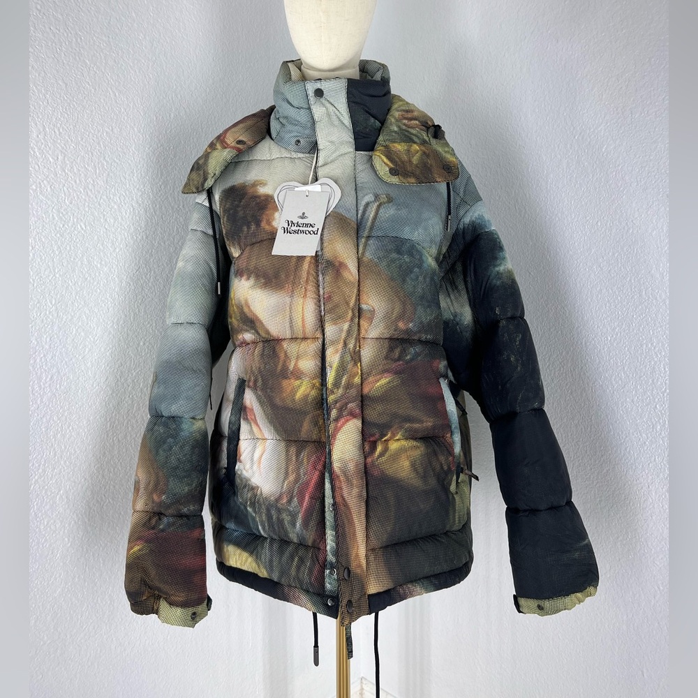 Vivienne Westwood Boucher Print Lasa Anorak Puffa Puffer Coat - Picture 5 of 9